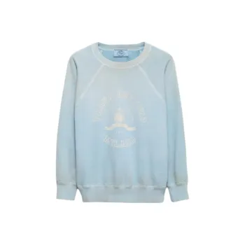 PRADA SS25 Sweatshirt Women's Interstellar Blue