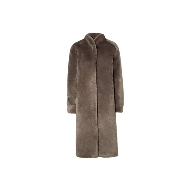 JYOSEI Velvet feel Coat Women's Brown-0