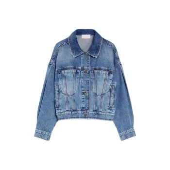 I BLUES Denim Jacket Women's Blue