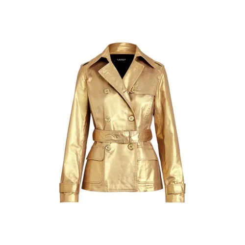 Polo Ralph Lauren Trench Coats Women's Gold