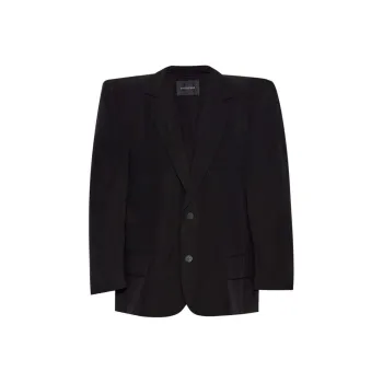 Balenciaga Single Breasted Jacket 'Black'