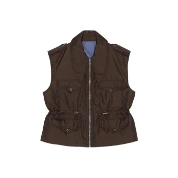 GANNI Vests Women's Umber