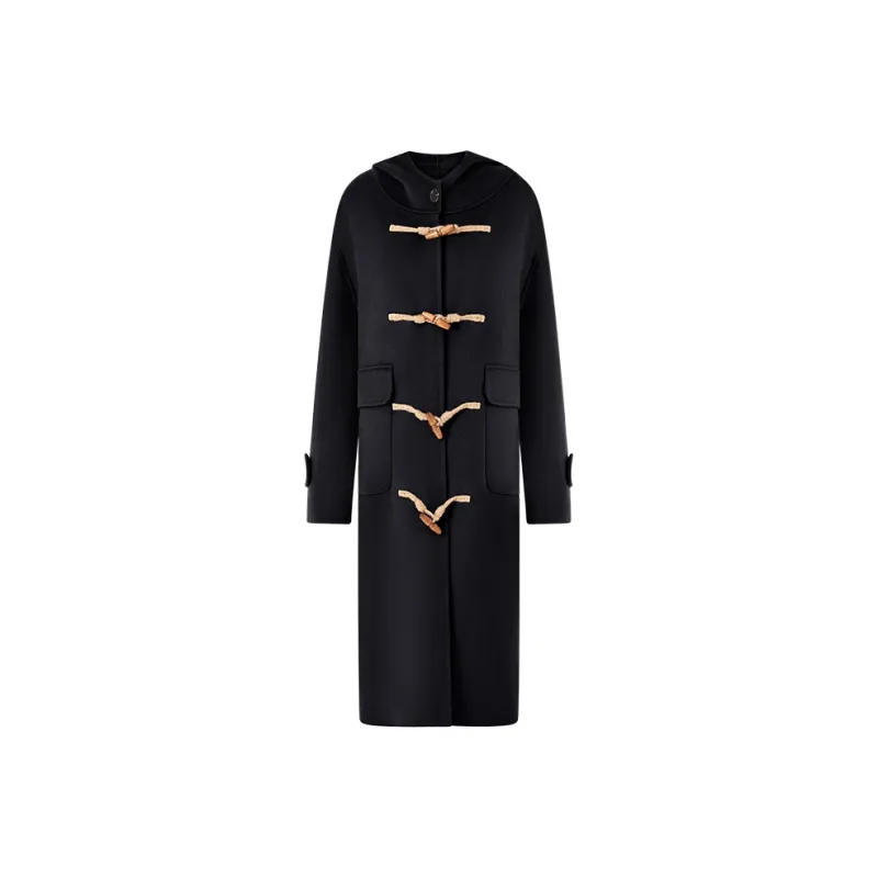 Katie Ermilio Coats Women's Navy Blue-0