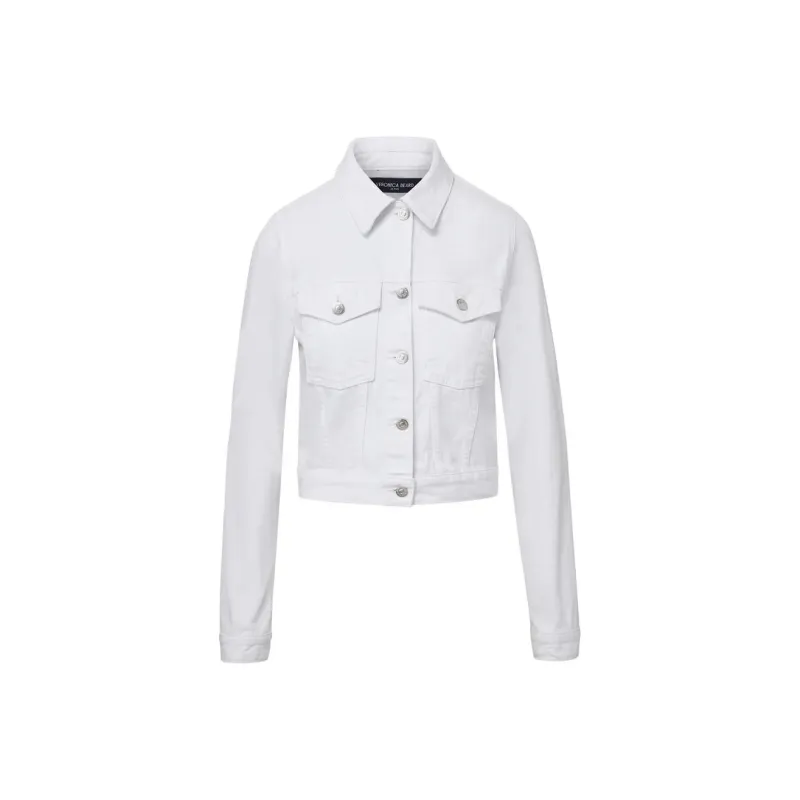 VERONICA BEARD SS24 Denim Jacket Women's White-0