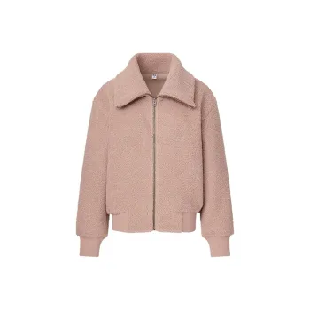 UNIQLO Velvet feel Coat Women's Pastel Pink