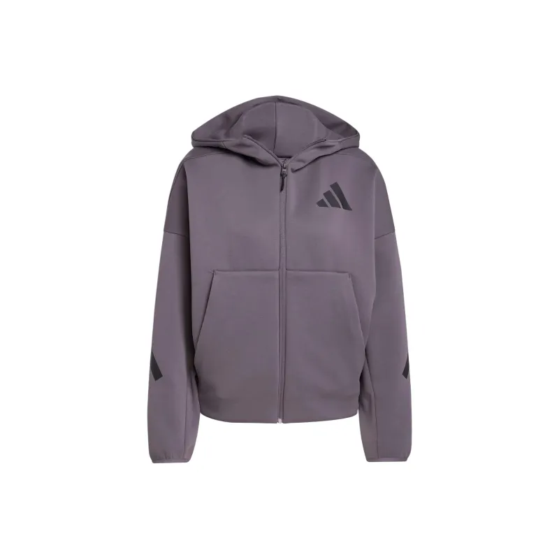 Adidas Z.N.E. Full Zip Hoodie Grey Strata-0