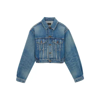 SAINT LAURENT 80s Denim Jacket 'Japan Vinttage Blue'