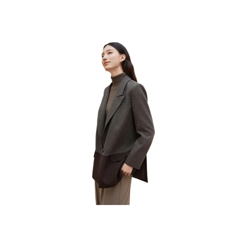 IHIMI Business Suit Women's Chestnut Brown-0