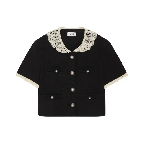 D'zzit Cropped Coats Women's Black