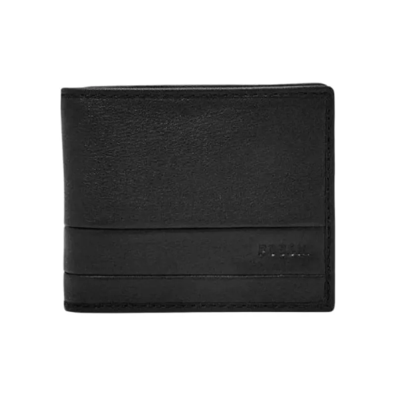 FOSSIL Leather Wallet Men's Black-0