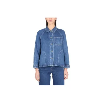 A.P.C Denim Jackets Women's Blue