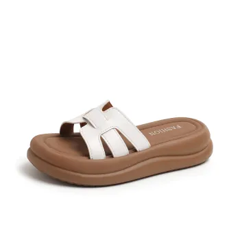 SHUXI Slide Slippers Women's Silver/Ecru/Champagne/Blue/Yellow