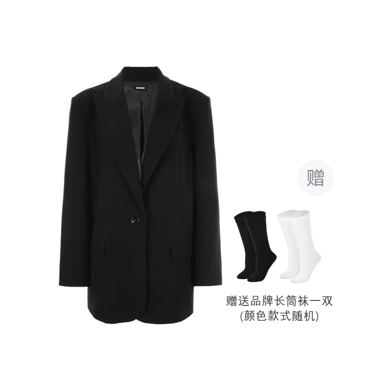 BSEVENI Business Suit Women's Black-0