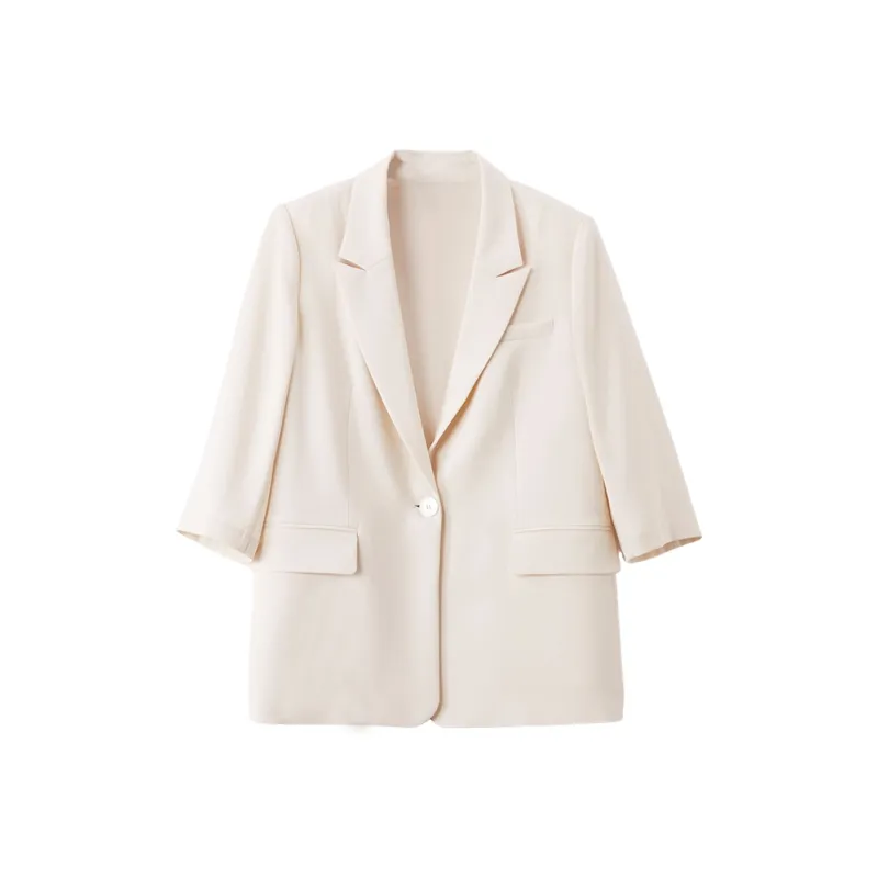 XIANGYING Business Suit Women's Beige-0