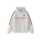 White Gray & Red Stripes