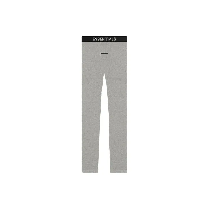 Fear Of God Essentials Thermal Pant Dark Heather Oatmeal-0