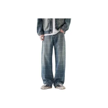 BENGEN Jeans Unisex Blue