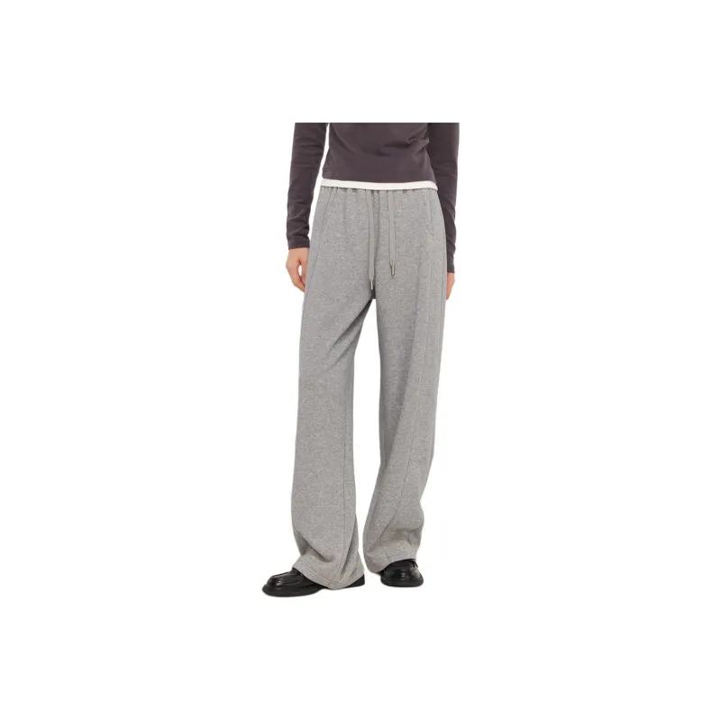 ZIHAN Casual Pants Women's Heather Gray-0