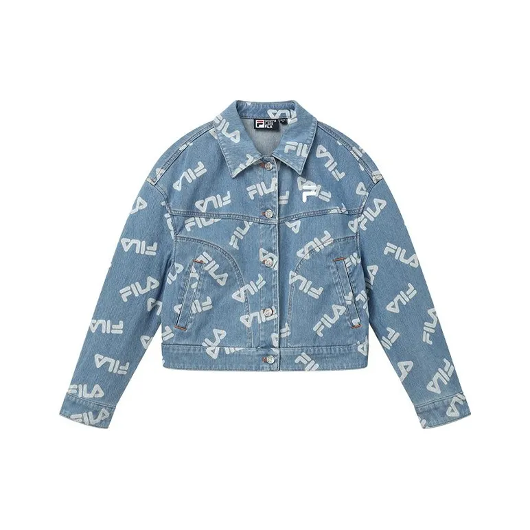 FILA Denim Jackets Women's Blue-0