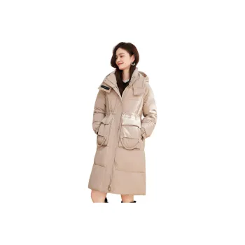 CARBAMMI Puffer Jackets Women's Beige