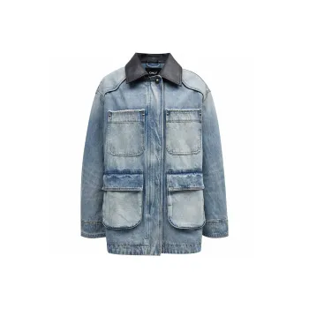 ONLY Denim Jackets Women's J33 350 Washed Denim Blue