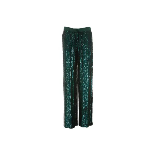 PAROSH Knitted Sweatpants Women's Green