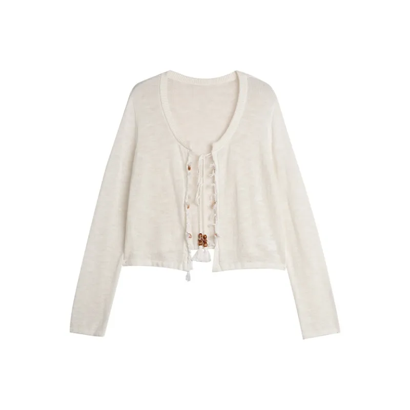 ELLE Knitwear Women's Ecru-0