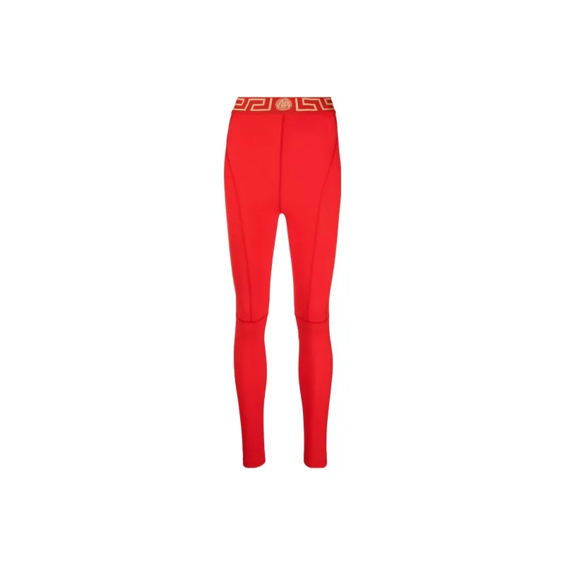 VERSACE Leggings Women's Red-0