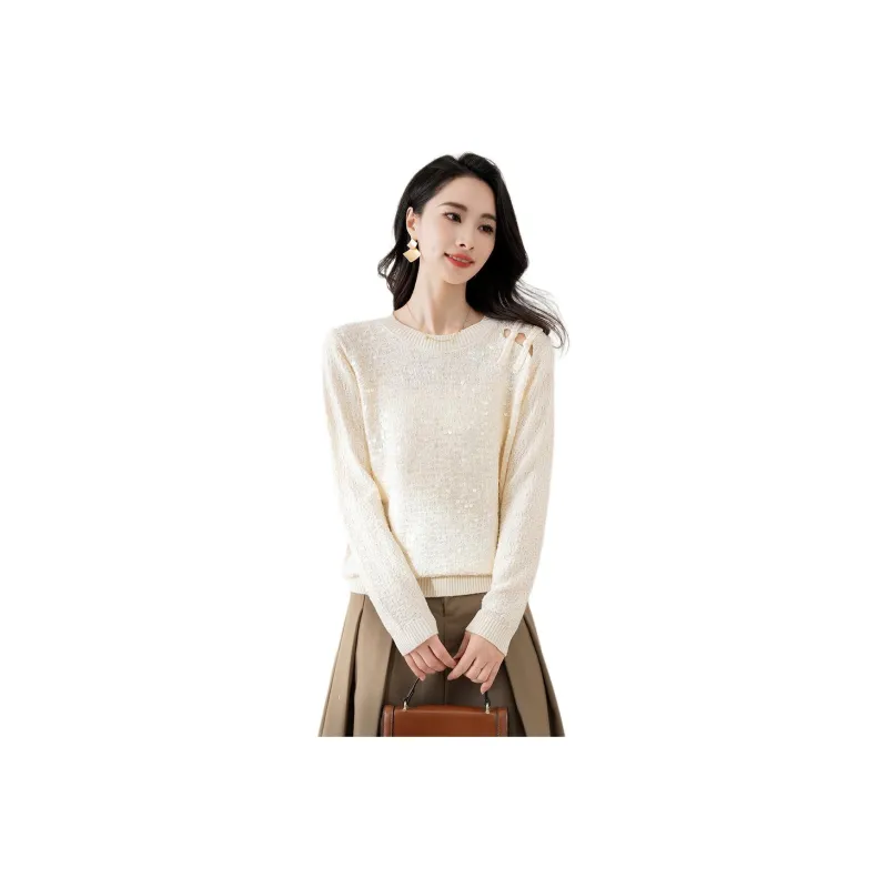 X MOOM Knitwear Women's White-0