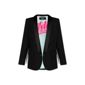 DSQUARED 2 Fringed Oversized Blazer