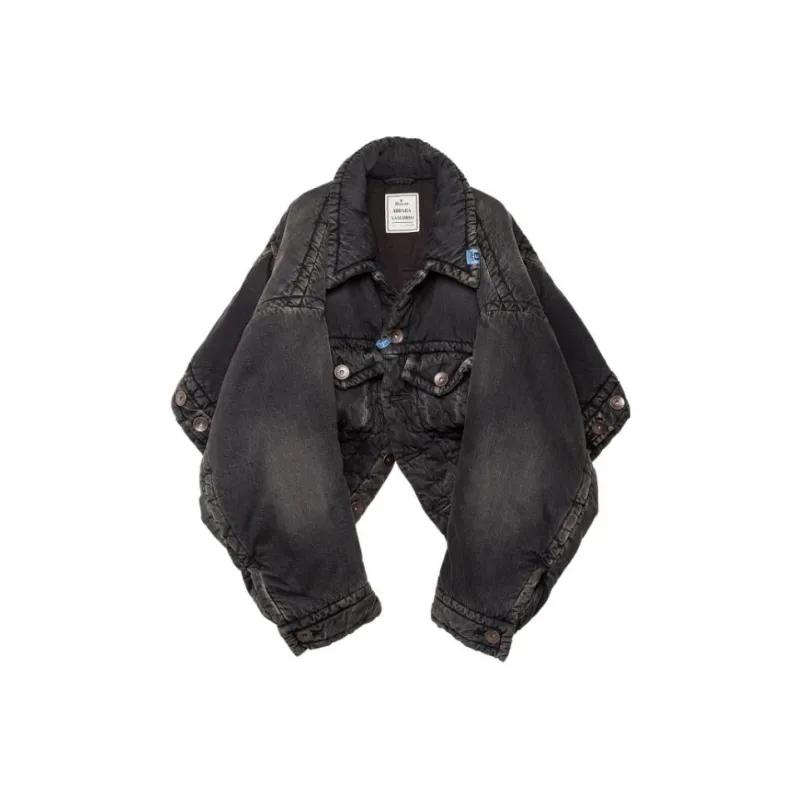 Maison Mihara Yasuhiro Denim Jackets Women's Black-0
