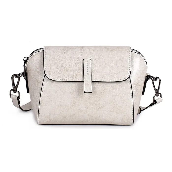 KAISER Cow Leather Crossbody Bag, Shoulder Bag Women's Caramel/Black/White/Coffee-5