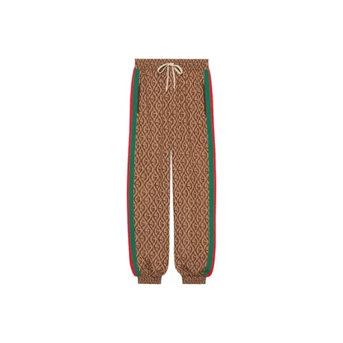 GUCCI Knitted Sports Pants Women's Umber