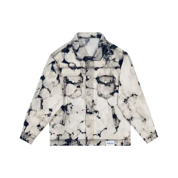 INSANE LASIA Loose Fit Denim Jacket Unisex Multicolor