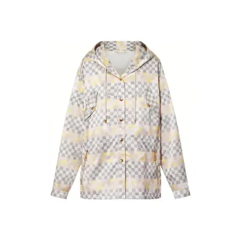 LOUIS VUITTON New Quarterly Products Of LV SS22 Parka Coats Women's Pink