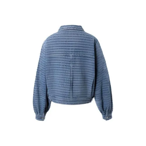 LOFT SHINE Denim Jackets Women's Denim Blue