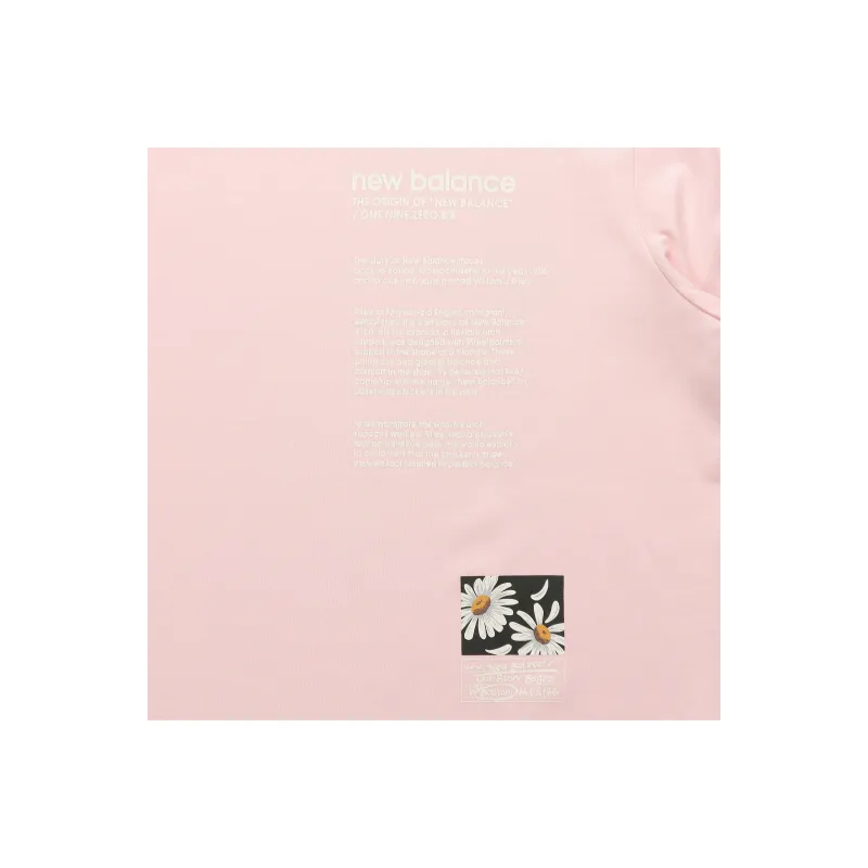 New Balance T Shirts Unisex Pink-4