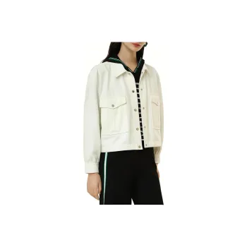 JZ Juzui Denim Jacket Women's Pure White