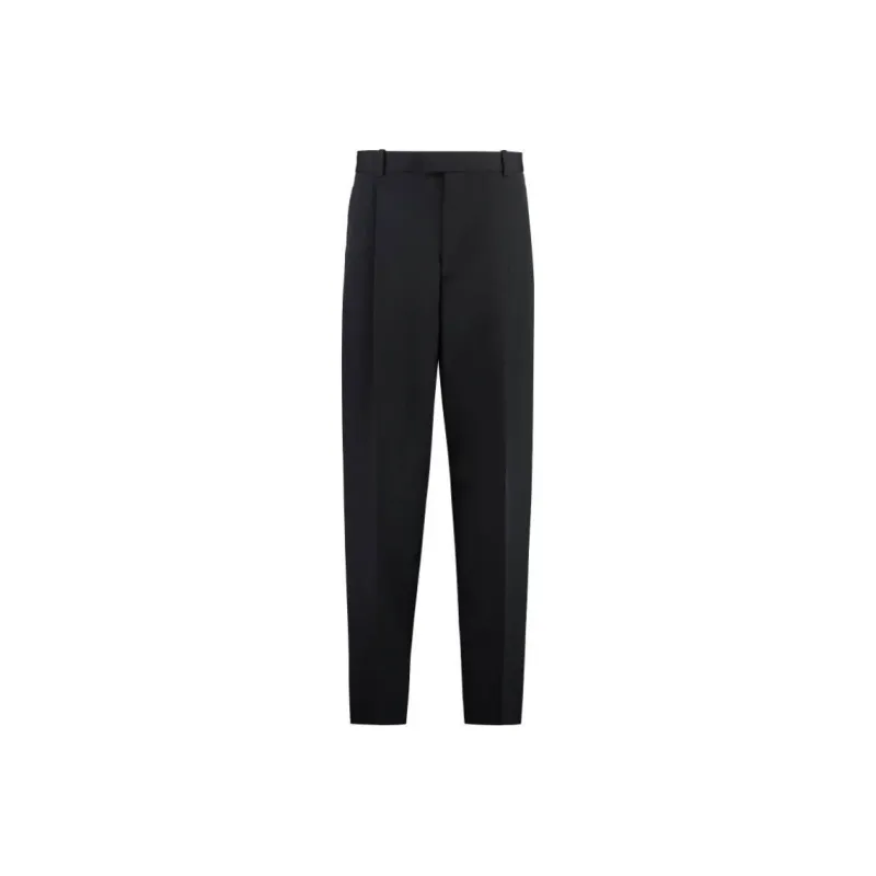 Bottega Veneta Pleated Twill Trousers-0