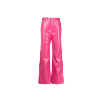 Rotate Metallic Logo embossed Trousers