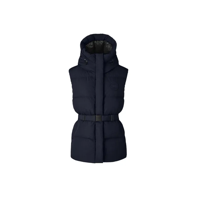 Canada Goose Vests Women's Dark Blue-0