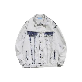 EOEI SS24 Denim Jacket Women's White