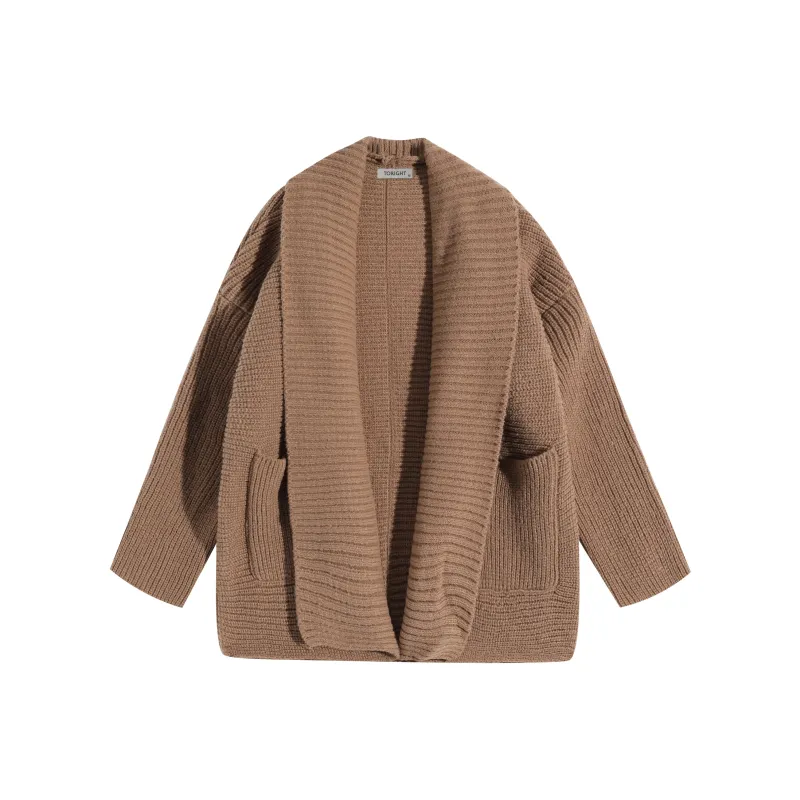 TORIGHT Velvet feel Coat Women's Khaki-0