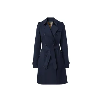 Burberry Trench Coat Women's Blue