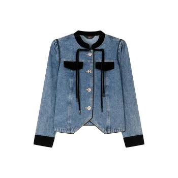 LOUISY AO Denim Jacket Women's Blue