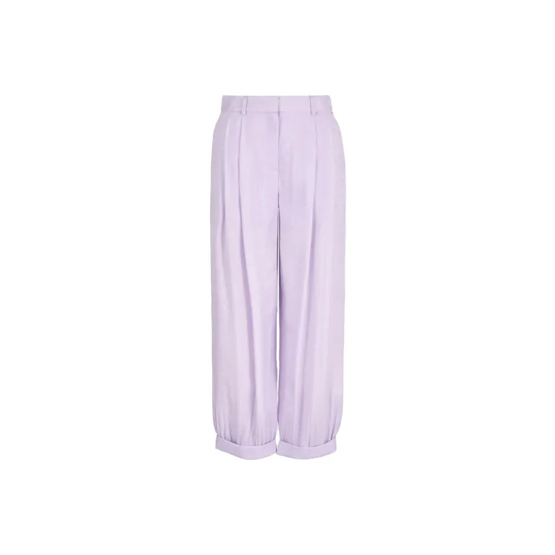 ARMANI EXCHANGE SS24 Casual Pants Women's Light Purple-0