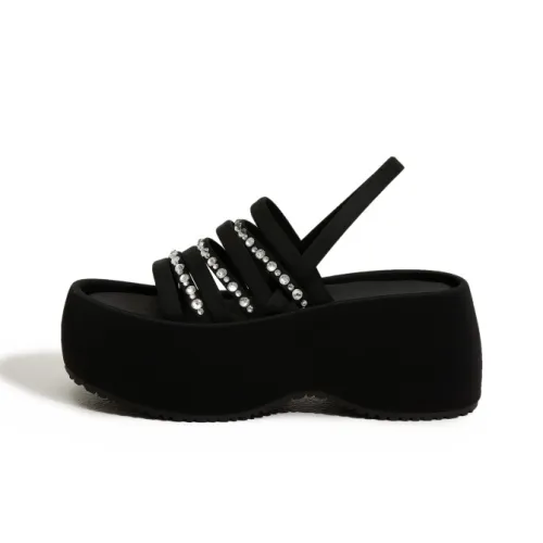 Milan Love Song One Strap Sandals 8cm High Heel Women's
