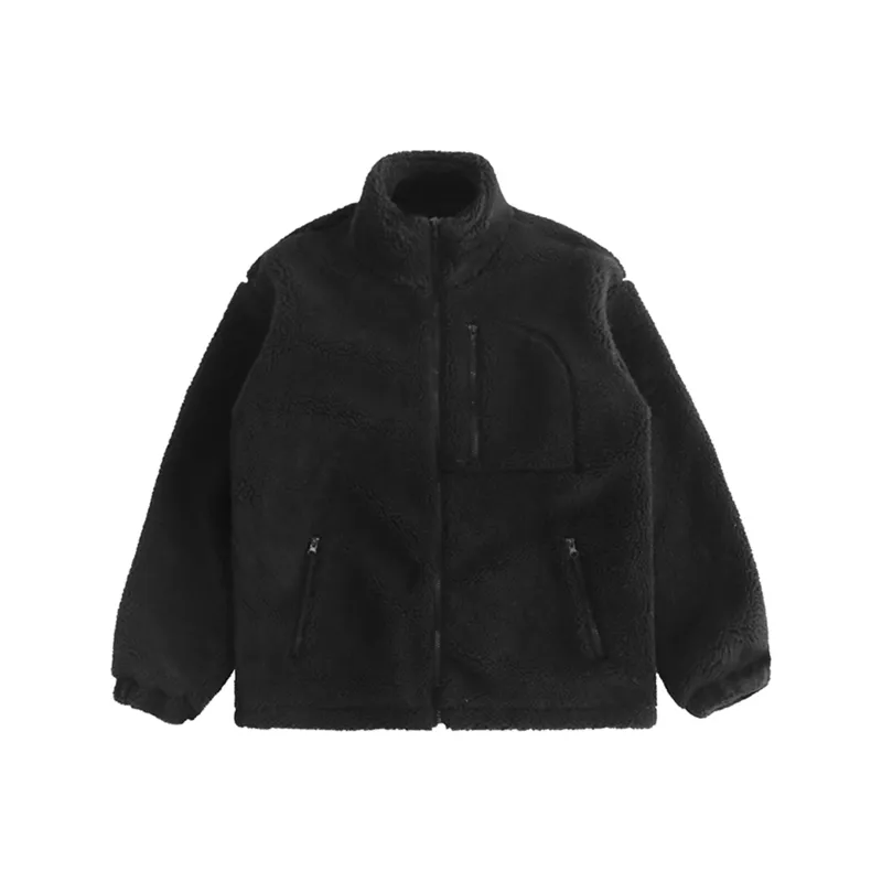 BLUELANDINC Velvet-feel Coat Unisex-2