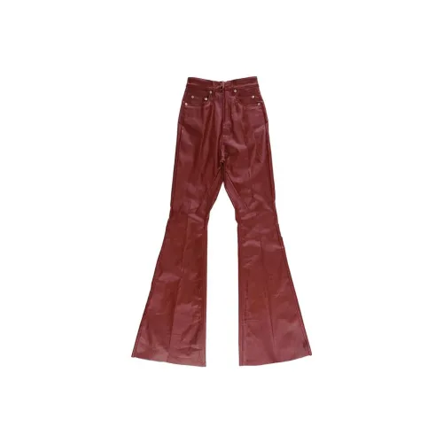 RICK OWENS Lido Bolan High-Waist Bootcut Trousers