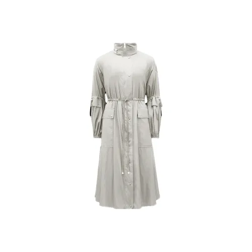Moncler Coats Women's White